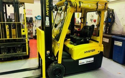 New Hyster forklift for long term customer Easy Health Store