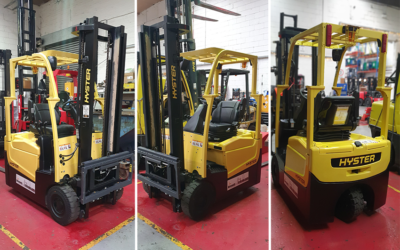 Hiremech supplies refurbished Hyster forklift to Stonecrest Marble