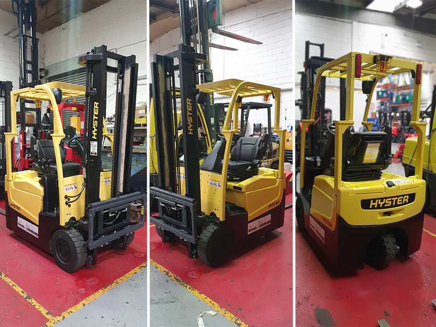 Hiremech supplies refurbished Hyster forklift to Stonecrest Marble