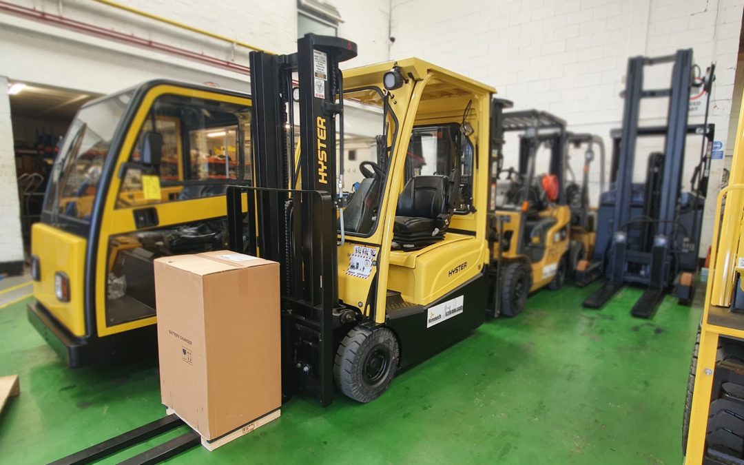 The Wright Brothers select refurbished Hyster J1 Forklift